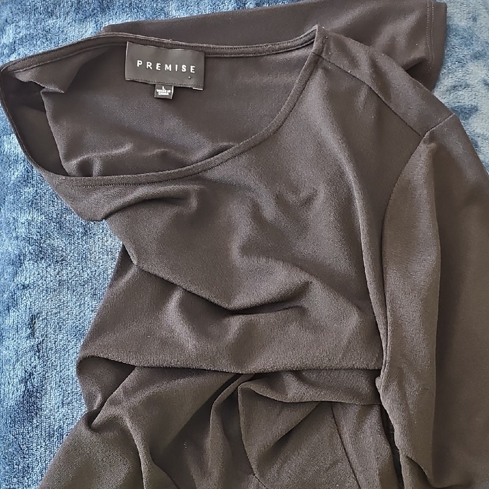 Premise Elegant Black Blouse